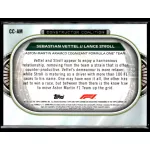 2022 Topps Chrome Formula 1 Constructors Coalition  #CC-AM Sebastian Vettel/Lance Stroll