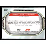 2022 Topps Chrome Formula 1 Constructors Coalition  #CC-SF Carlos Sainz/Charles Leclerc