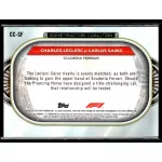 2022 Topps Chrome Formula 1 Constructors Coalition  #CC-SF Carlos Sainz/Charles Leclerc