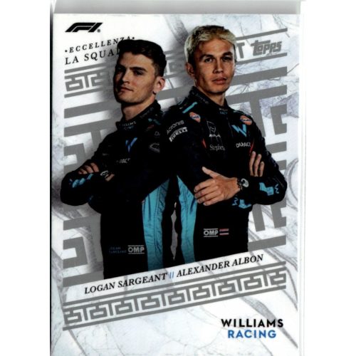 2023 Topps Eccellenza Formula 1 La Squadra #WR Logan Sargeant/Alexander Albon 