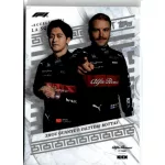 2023 Topps Eccellenza Formula 1 La Squadra #AR Zhou Guanyu/Valtteri Bottas