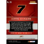 2016 Panini Prizm  #28 Justin Allgaier