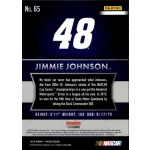 2016 Panini Prizm CHAMPIONS #65 Jimmie Johnson