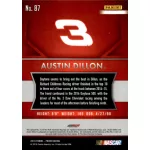 2016 Panini Prizm DRIVER INTRODUCTIONS #87 Austin Dillon