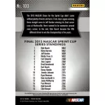 2016 Panini Prizm FINAL 2015 NASCAR SPRINT CUP SERIES STANDINGS #100 Carl Edwards/Denny Hamlin/Jamie McMurray/Jeff Gordon/Jimmie Johnson