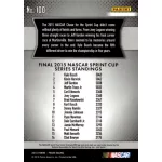 2016 Panini Prizm FINAL 2015 NASCAR SPRINT CUP SERIES STANDINGS #100 Carl Edwards/Denny Hamlin/Jamie McMurray/Jeff Gordon/Jimmie Johnson
