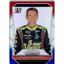   2016 Panini Prizm Prizms Red White and Blue  #15 Clint Bowyer
