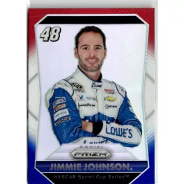   2016 Panini Prizm Prizms Red White and Blue  #40 Jimmie Johnson