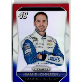   2016 Panini Prizm Prizms Red White and Blue  #40 Jimmie Johnson