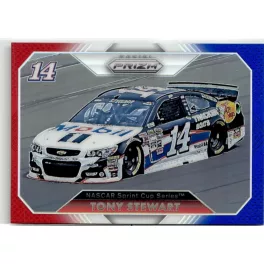   2016 Panini Prizm Prizms Red White and Blue CAR #58 Tony Stewart