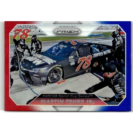   2016 Panini Prizm Prizms Red White and Blue CAR #62 Martin Truex Jr.