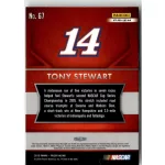2016 Panini Prizm Prizms Red White and Blue CHAMPIONS #67 Tony Stewart