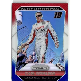   2016 Panini Prizm Prizms Red White and Blue DRIVER INTRODUCTIONS #88 Carl Edwards