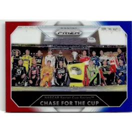   2016 Panini Prizm Prizms Red White and Blue FINAL 2015 NASCAR SPRINT CUP SERIES STANDINGS #100 Carl Edwards/Denny Hamlin/Jamie McMurray/Jeff Gordon/Jimmie Johnson