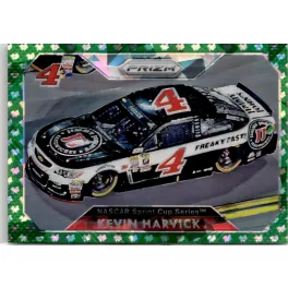   2016 Panini Prizm Prizms Green Flag CAR #55 Kevin Harvick 071/149