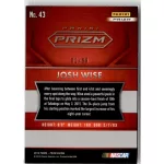 2016 Panini Prizm Prizms Blue Flag  #43 Josh Wise 81/99