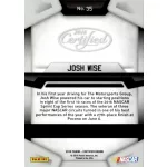 2016 Panini Certified  #35 Josh Wise