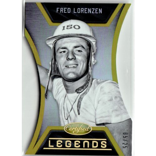 2016 Panini Certified Legends Mirror Gold  #L14 Fred Lorenzen 05/25