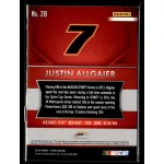2016 Panini Prizm  #28 Justin Allgaier