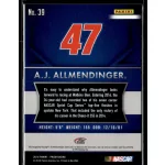 2016 Panini Prizm  #39 A.J. Allmendinger