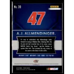 2016 Panini Prizm  #39 A.J. Allmendinger
