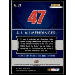 2016 Panini Prizm  #39 A.J. Allmendinger