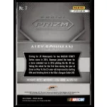 2016 Panini Prizm Red  White & Blue #7 Alex Bowman