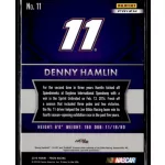 2016 Panini Prizm Red  White & Blue #11 Denny Hamlin