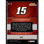 2016 Panini Prizm Red  White & Blue #15 Clint Bowyer