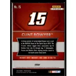 2016 Panini Prizm Red  White & Blue #15 Clint Bowyer
