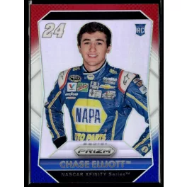2016 Panini Prizm Red  White & Blue #24 Chase Elliott