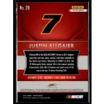2016 Panini Prizm Red  White & Blue #28 Justin Allgaier