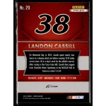 2016 Panini Prizm Red  White & Blue #29 Landon Cassill