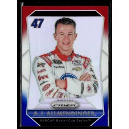 2016 Panini Prizm Red  White & Blue #39 A.J. Allmendinger