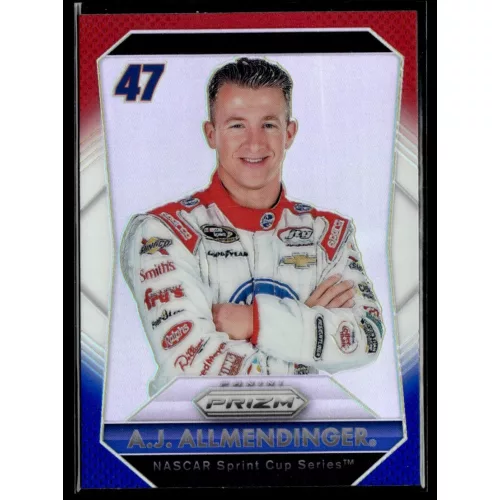 2016 Panini Prizm Red  White & Blue #39 A.J. Allmendinger