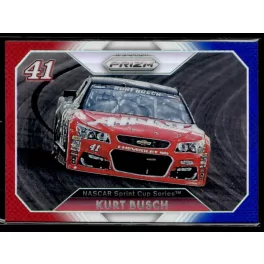   2016 Panini Prizm Red  White & Blue #46 Kurt Busch's Car