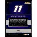 2016 Panini Prizm Red  White & Blue #52 Denny Hamlin's Car