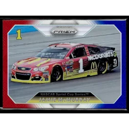   2016 Panini Prizm Red  White & Blue #53 Jamie McMurray's Car
