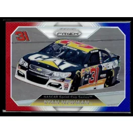   2016 Panini Prizm Red  White & Blue #54 Ryan Newman's Car