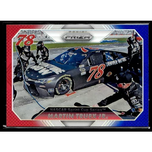 2016 Panini Prizm Red  White & Blue #62 Martin Truex Jr.'s Car