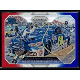   2016 Panini Prizm Red  White & Blue #63 Dale Earnhardt Jr.'s Car