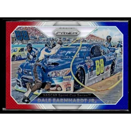   2016 Panini Prizm Red  White & Blue #63 Dale Earnhardt Jr.'s Car