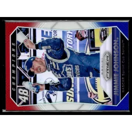 2016 Panini Prizm Red  White & Blue #65 Jimmie Johnson