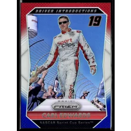 2016 Panini Prizm Red  White & Blue #88 Carl Edwards