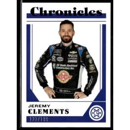 2023 Panini Chronicles Blue  #17 Jeremy Clements 