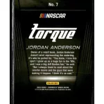 2023 Panini Chronicles Torque Red  #7 Jordan Anderson 