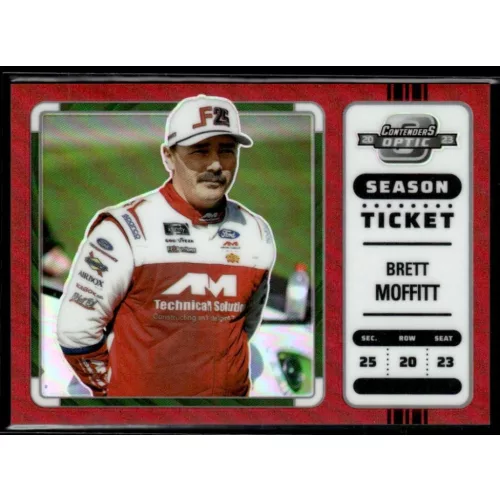 2023 Panini Chronicles Contenders Optic Red  #12 Brett Moffitt 