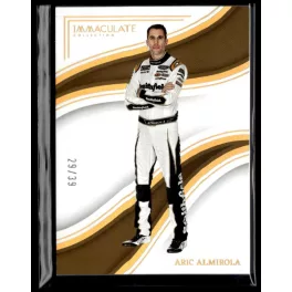   2023 Panini Chronicles Immaculate Holo Gold  #51 Aric Almirola 