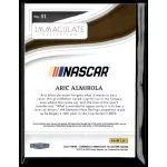 2023 Panini Chronicles Immaculate Holo Gold  #51 Aric Almirola 