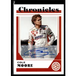 2023 Panini Chronicles Autographs  #15 Cole Moore 